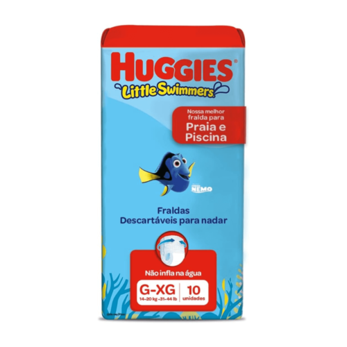 Fralda Huggies Little Swimmers G/XG - 10 Fraldas