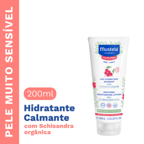 Hidratante Calmante com Schisandra Orgânica 200ml - Mustela