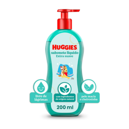 Huggies Extra Suave - Sabonete Líquido, 200ml